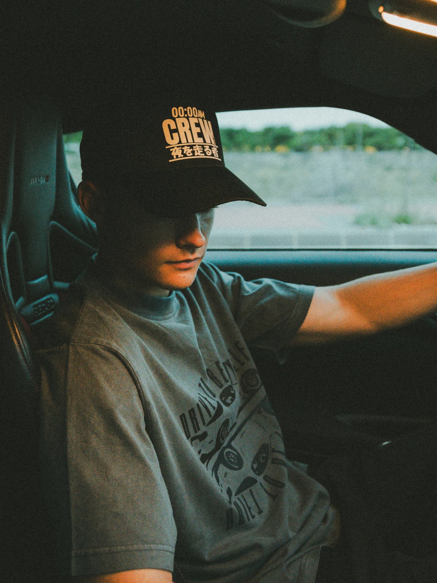 00:00 AM Crew Snapback