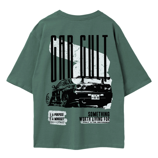 "Car Cult" - Camiseta Oversize